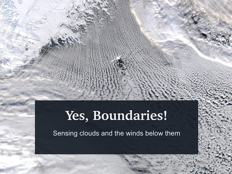 Yes, Boundaries!